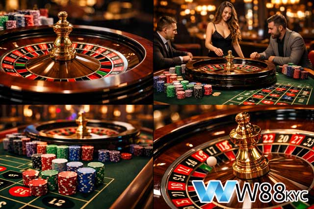 Roulette W88 Kinh Nghiệm Quan Sát Bàn Quay Và Chiến Thuật Đặt Cược 1 Giao diện bàn chơi Roulette trực tuyến tại nhà cái W88
