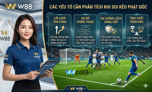 Kèo Phạt Góc W88 – Các Yếu Tố Cần Phân Tích & Dấu Hiệu Chọn Cửa Ăn Tiền Cao 2 Nhân tố ảnh hưởng đến kết quả kèo phạt góc
