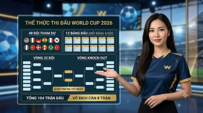 Chi tiết về thể thức thi đấu World Cup 2026